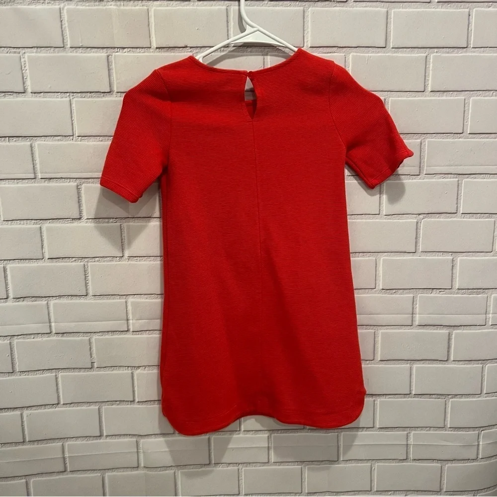 GYMBOREE girls red short sleeve casual dress /size S (4-6)